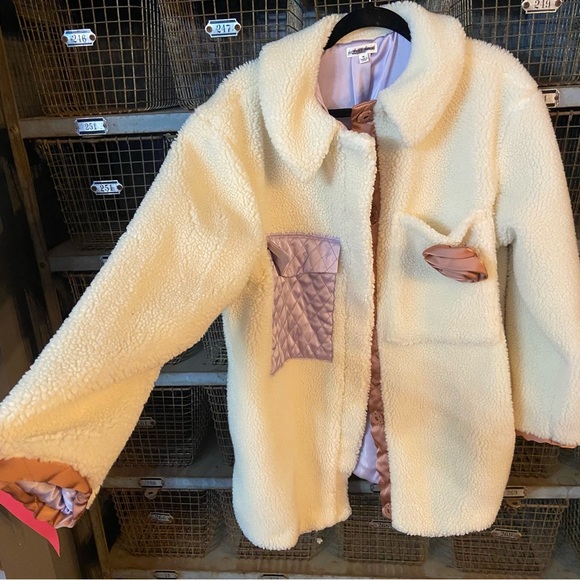 New! For Love And Lemons Cream Katrina Jacket Size Medium nbnn - Picture 4 of 10